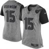 Cheap Allen Robinson Jaguars Women Jersey From China Gridiron Gray #15