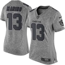 Cheap Dan Marino Dolphins Women Jersey From China Gridiron Gray #3