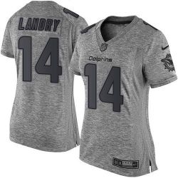 Cheap Jarvis Landry Dolphins Women Jersey From China Gridiron Gray #4