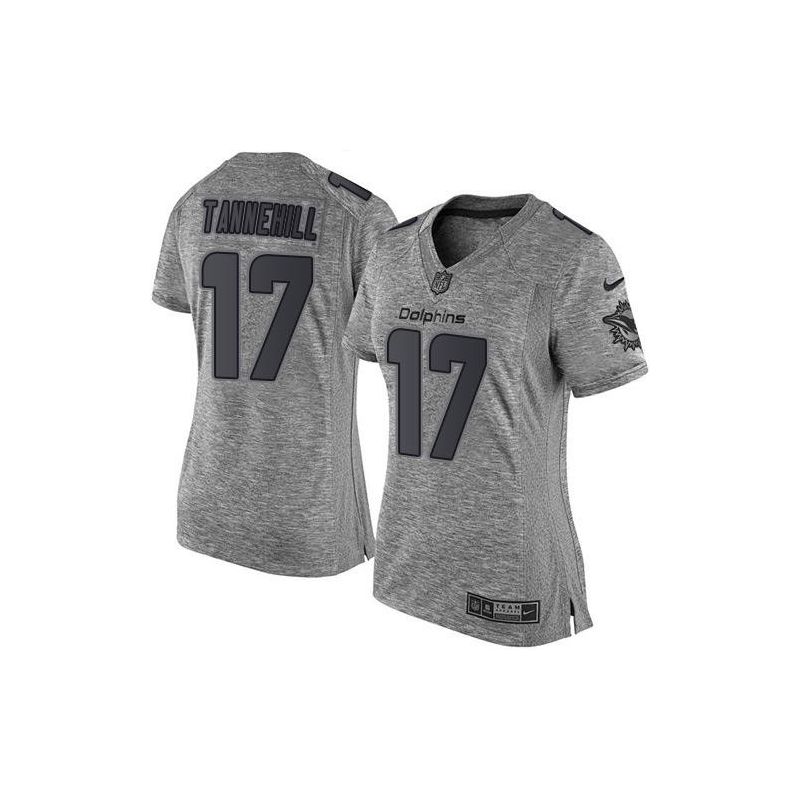 Cheap Ryan Tannehill Dolphins Women Jersey From China Gridiron Gray #7