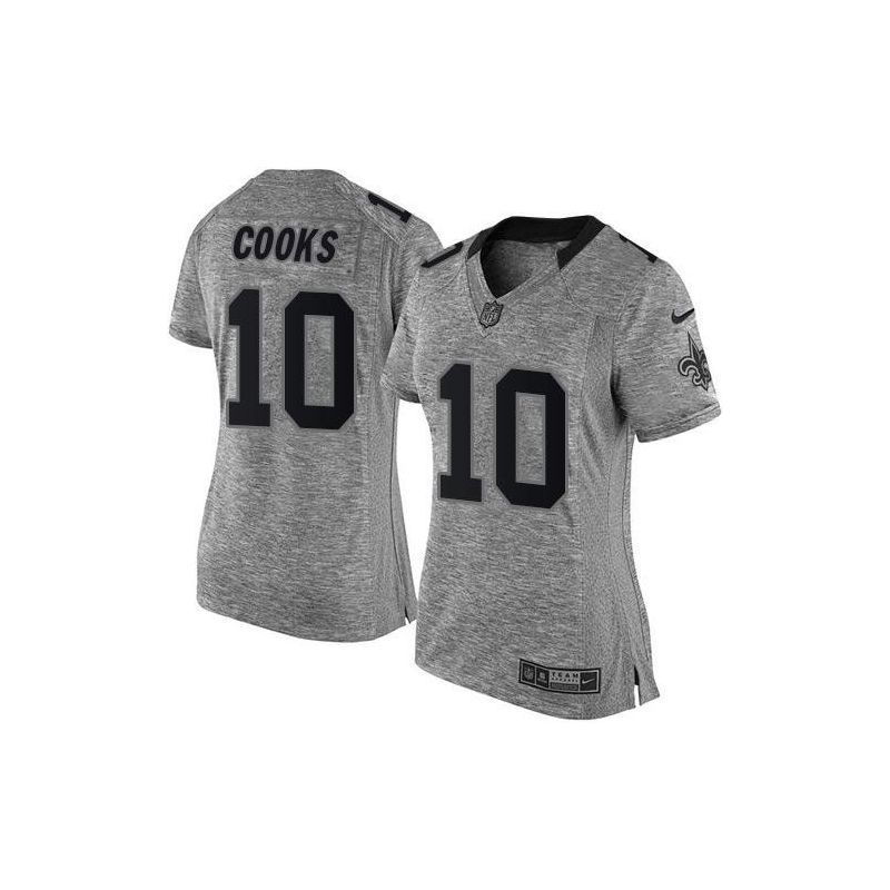 Cheap Brandin Cooks Saints Women Jersey From China Gridiron Gray #0