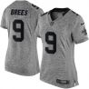 Cheap Drew Brees Saints Women Jersey From China Gridiron Gray #9