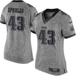 Cheap Darren Sproles Eagles Women Jersey From China Gridiron Gray #43