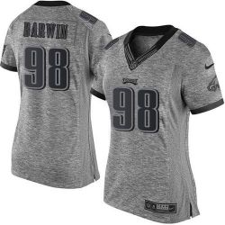 Cheap Connor Barwin Eagles Women Jersey From China Gridiron Gray #98