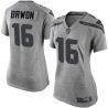 Cheap Tyler Lockett Seahawks Women Jersey From China Gridiron Gray #16