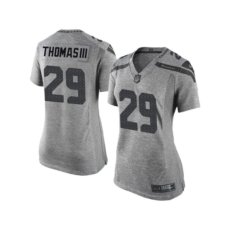 Cheap Earl Thomas III Seahawks Women Jersey From China Gridiron Gray #29