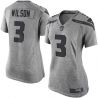 Cheap Russell Wilson Seahawks Women Jersey From China Gridiron Gray #3