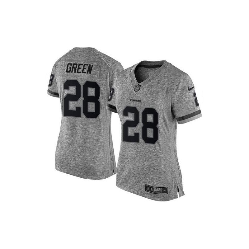 Cheap Darrell Green Redskins Women Jersey From China Gridiron Gray #28