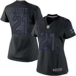 Cheap Ezekiel Elliott Cowboys Women Jersey From China Impact Limited #21