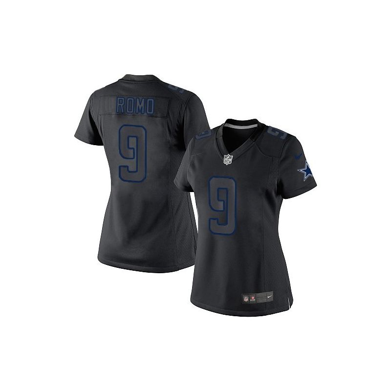 Cheap Tony Romo Cowboys Women Jersey From China Impact Limited #9