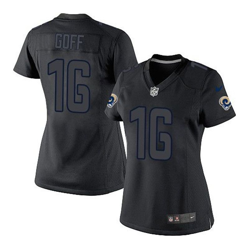 Cheap Jared Goff Rams Women Jersey From China Impact Limited #16