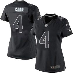 Cheap Derek Carr Raiders Women Jersey From China Impact Limited #4