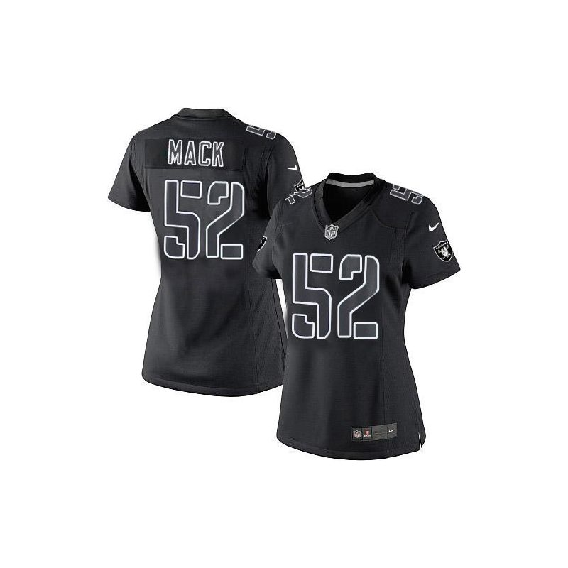 Cheap Khalil Mack Raiders Women Jersey From China Impact Limited #52