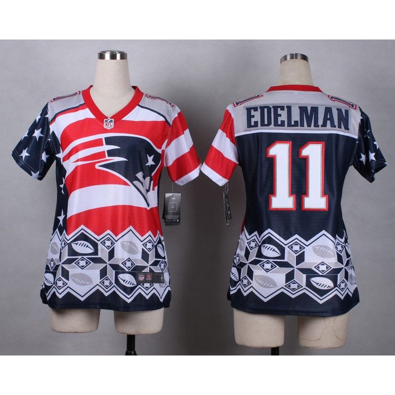 Cheap Julian Edelman Patriots Women Jersey From China Noble Fashion #11