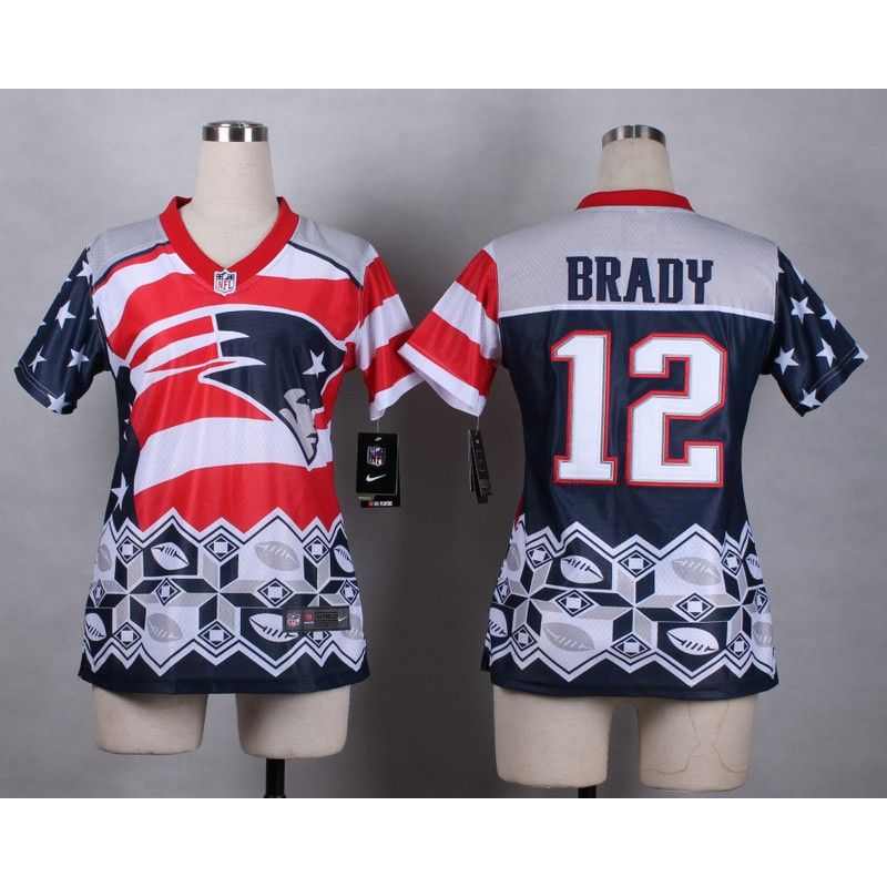 Cheap Tom Brady Patriots Women Jersey From China Noble Fashion #12