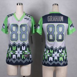 Cheap Jimmy Graham Seahawks Women Jersey From China Noble Fashion #88