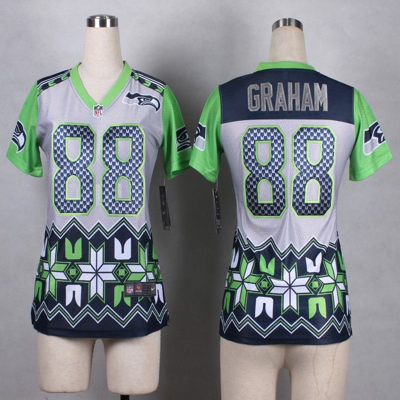 Cheap Jimmy Graham Seahawks Women Jersey From China Noble Fashion #88