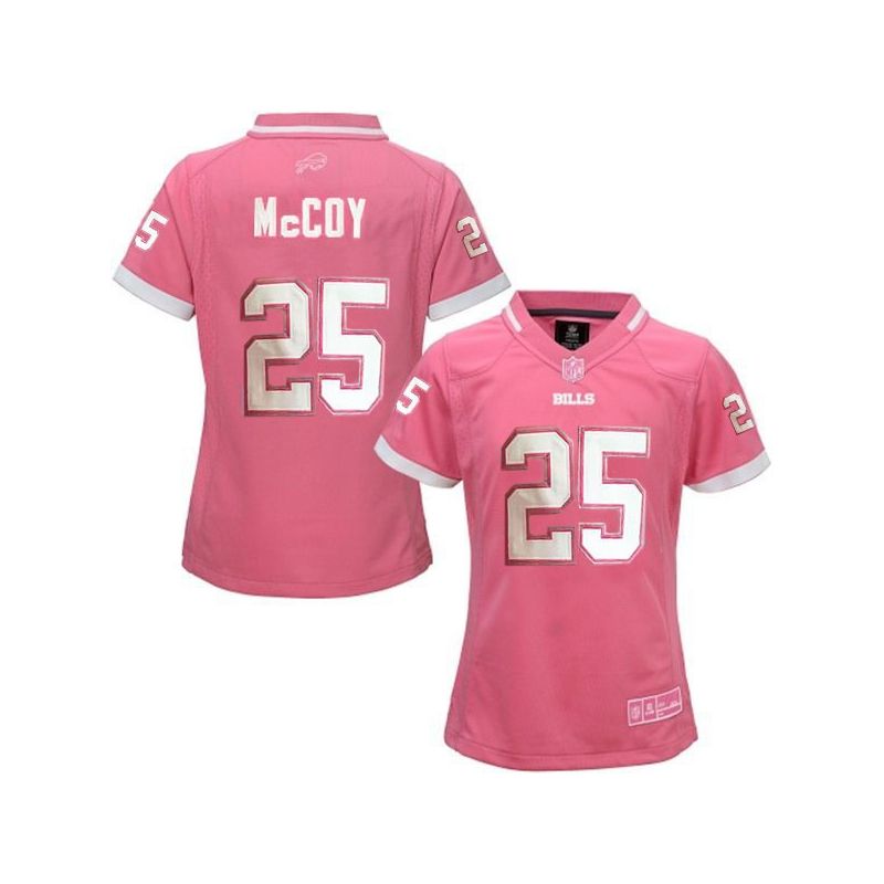 Cheap LeSean McCoy Bills Women Jersey From China Pink Bubble Gum #25