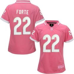 Cheap Matt Forte Bears Women Jersey From China Pink Bubble Gum #22