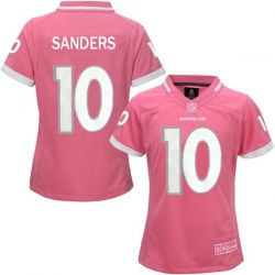 Cheap Emmanuel Sanders Broncos Women Jersey From China Pink Bubble Gum #10