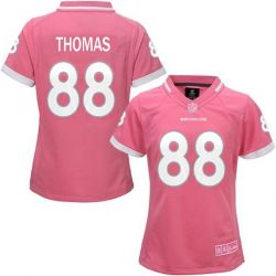 Cheap Demaryius Thomas Broncos Women Jersey From China Pink Bubble Gum #88