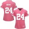 Cheap Darrelle Revis Jets Women Jersey From China Pink Bubble Gum #24