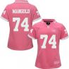 Cheap Nick Mangold Jets Women Jersey From China Pink Bubble Gum #74