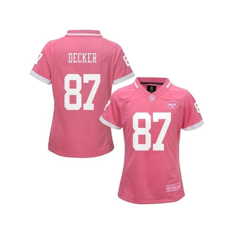 Cheap Eric Decker Jets Women Jersey From China Pink Bubble Gum #87