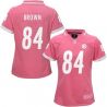Cheap Antonio Brown Steelers Women Jersey From China Pink Bubble Gum #84