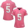Cheap Nick Foles Rams Women Jersey From China Pink Bubble Gum #5