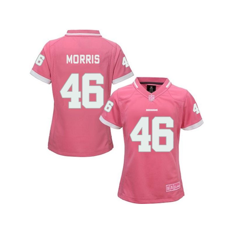 Cheap Alfred Morris Redskins Women Jersey From China Pink Bubble Gum #46