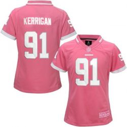 Cheap Ryan Kerrigan Redskins Women Jersey From China Pink Bubble Gum #91