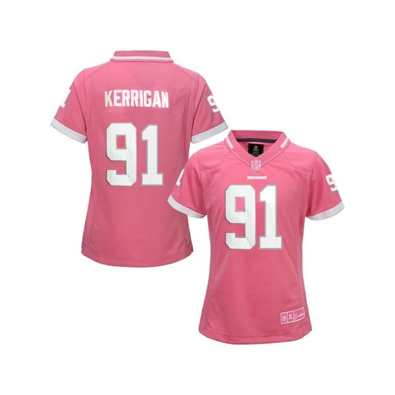 Cheap Ryan Kerrigan Redskins Women Jersey From China Pink Bubble Gum #91