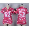 Cheap Ray Lewis Ravens Women Jersey From China Pink Camo #52