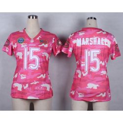 Cheap Brandon Marshall Bears Women Jersey From China Pink Camo #15