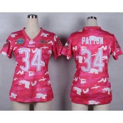 Cheap Walter Payton Bears Women Jersey From China Pink Camo #34