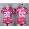 Cheap Emmitt Smith Cowboys Women Jersey From China Pink Camo #22