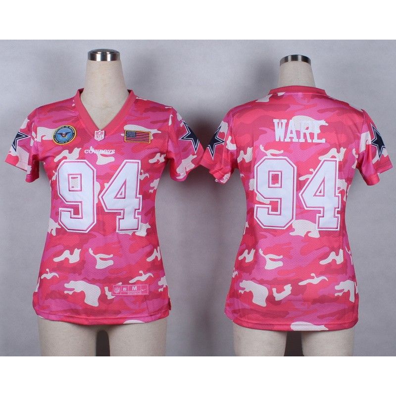 Cheap DeMarcus Ware Cowboys Women Jersey From China Pink Camo #94