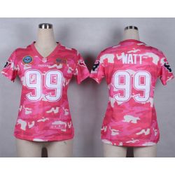 Cheap JJ Watt Texans Women Jersey From China Pink Camo #99