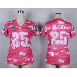 Cheap LeSean McCoy Eagles Women Jersey From China Pink Camo #25