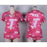 Cheap Michael Vick Eagles Women Jersey From China Pink Camo #7
