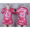 Cheap Troy Polamalu Steelers Women Jersey From China Pink Camo #43