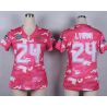 Cheap Marshawn Lynch Seahawks Women Jersey From China Pink Camo #24