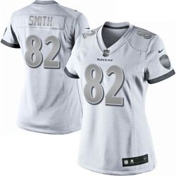 Cheap Torrey Smith Ravens Women Jersey From China Platinum #82