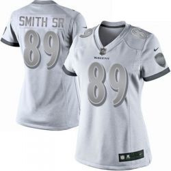 Cheap Steve Smith Sr Ravens Women Jersey From China Platinum #89