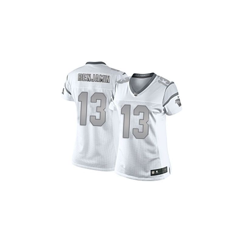Cheap Kelvin Benjamin Panthers Women Jersey From China Platinum #13