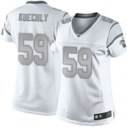 Cheap Luke Kuechly Panthers Women Jersey From China Platinum #59