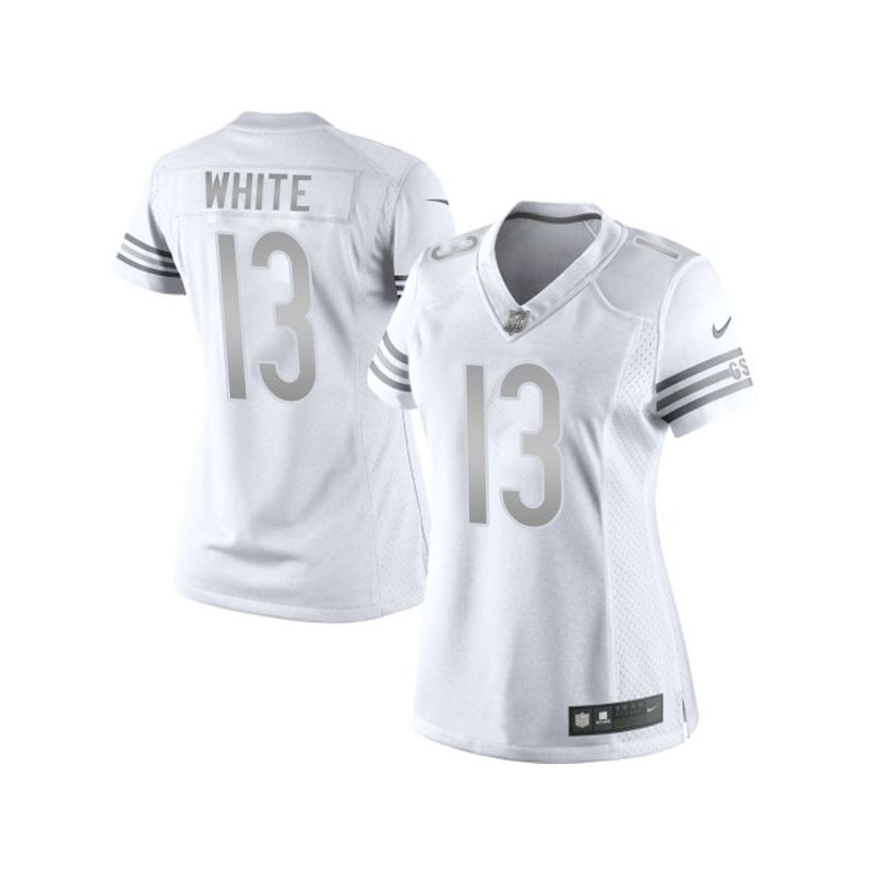 Cheap Kevin White Bears Women Jersey From China Platinum #13