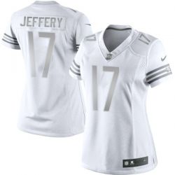 Cheap Alshon Jeffery Bears Women Jersey From China Platinum #17