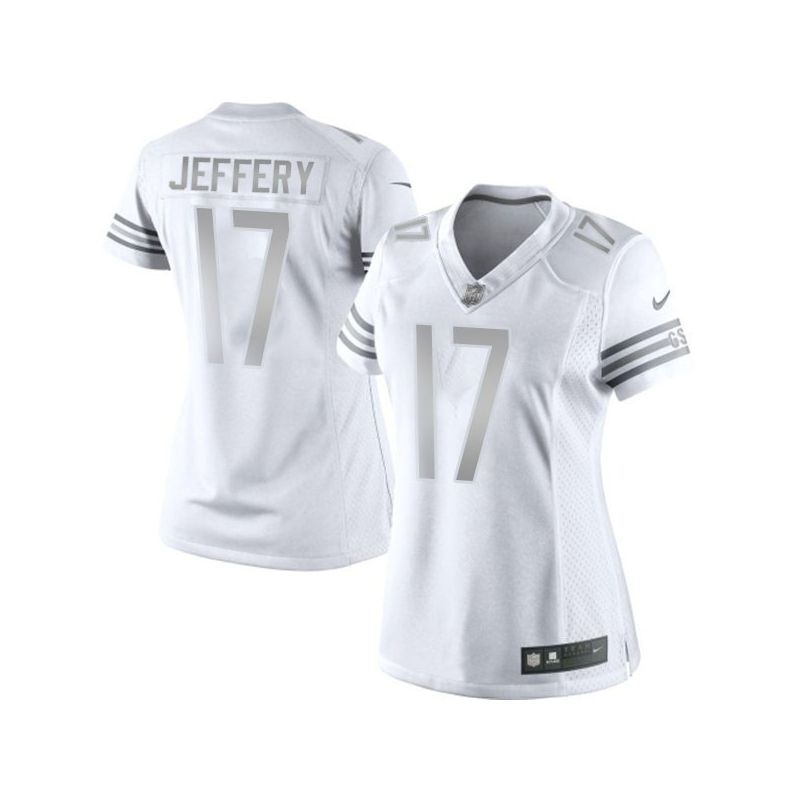 Cheap Alshon Jeffery Bears Women Jersey From China Platinum #17